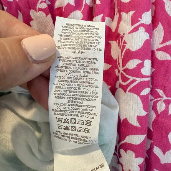 Mini Boden Girls Floral Rainbow Tiered Dress Smocked Back Strapless 8 9 Years - Picture 10 of 13